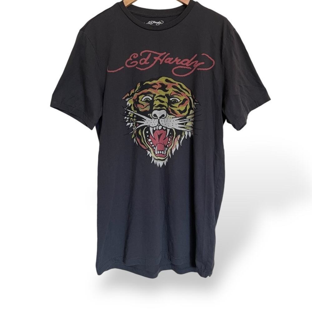 Ed Hardy Tiger T-Shirt Sz S/M